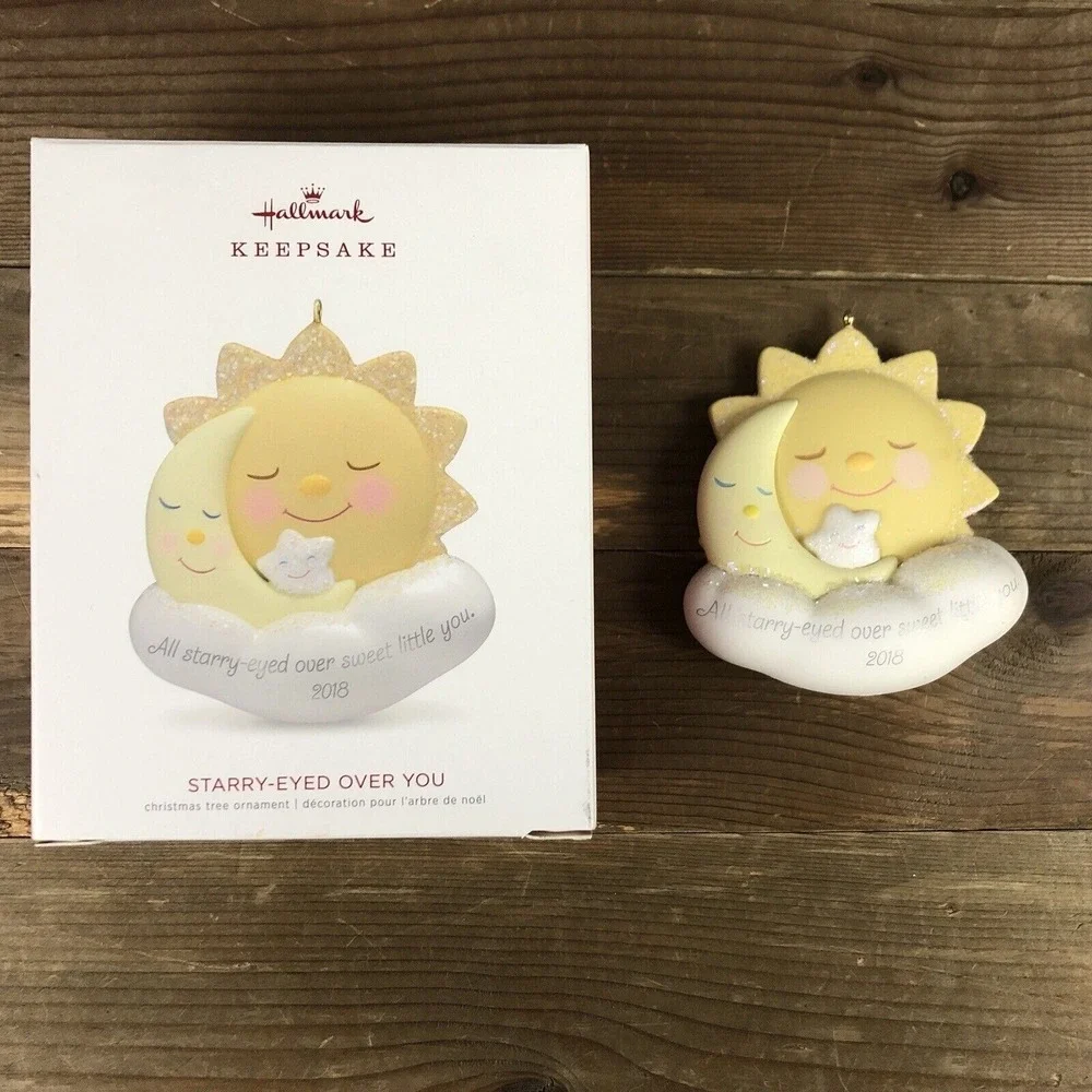 HALLMARK KEEPSAKE ORNAMENT ALL STARRY-EYED OVER YOU 2018‎ Christmas Holidays